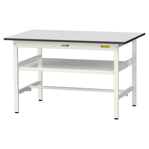 軽量作業台中棚付SUR−1275F−GYW