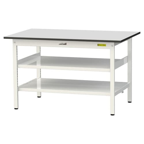 軽量作業台中棚付SUR−1275TTF−GYW