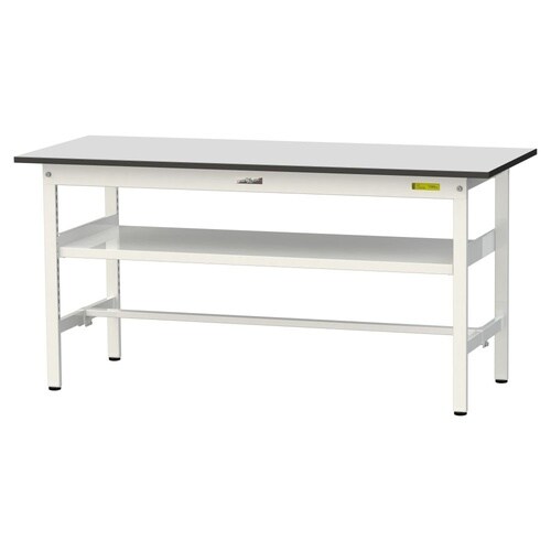 軽量作業台中棚付SUR−1560F−GYW