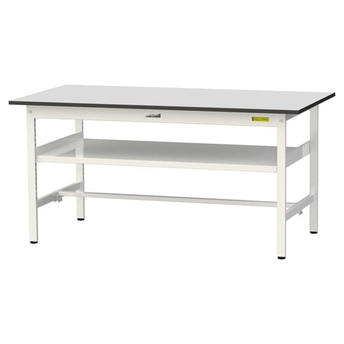 軽量作業台中棚付SUR−1575F−GYW