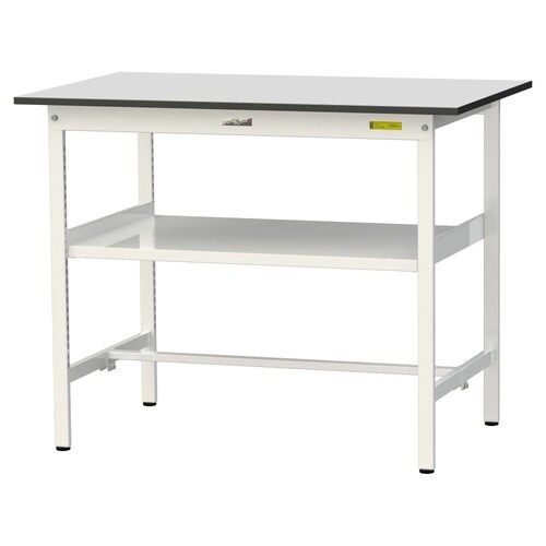 軽量作業台中棚付SURH−1275F−GYW