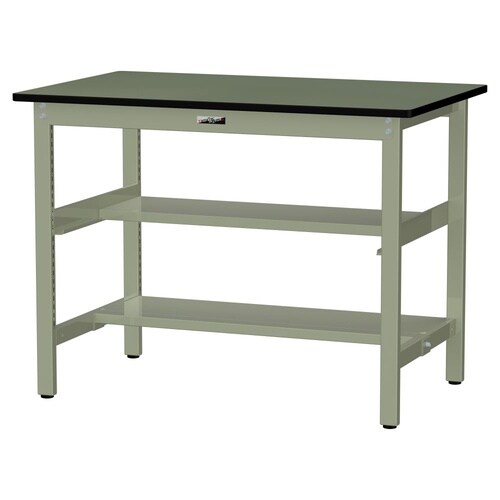 軽量作業台中棚付SWRH−1275TS1−GG
