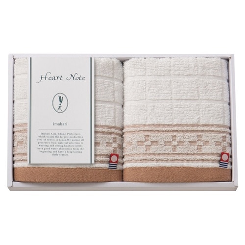 Heart Note ウォッシュタオル2P×3