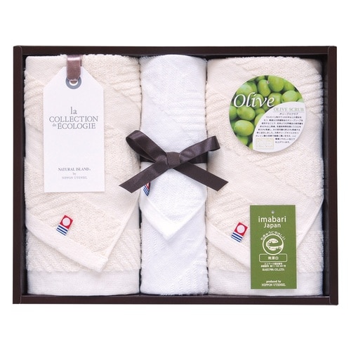 フェイスタオル2P&ハンドタオル×3