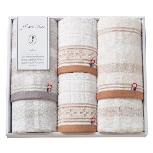 HeartNoteフェイス2P&ウォシュタオル2P