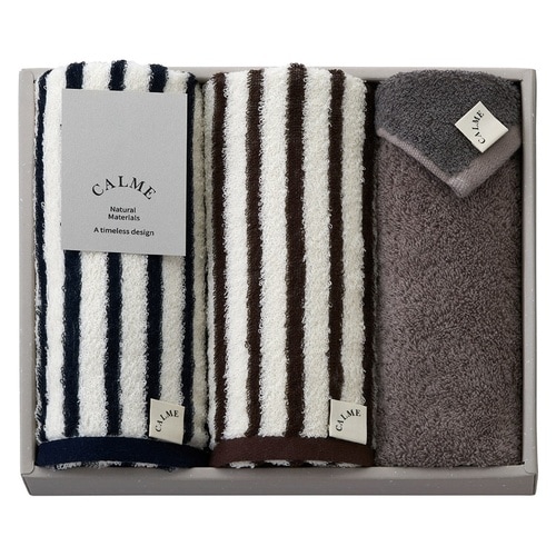 Bamboo フェイスタオル2P&ハンドタオル