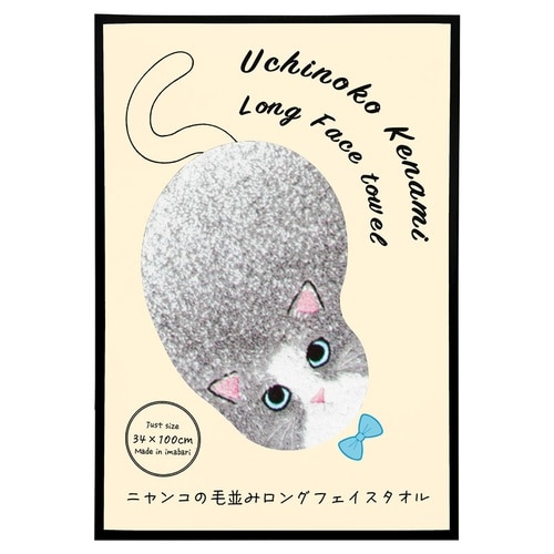 毛並みロングフェイスタオル×3