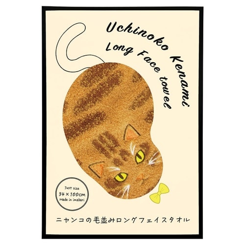 毛並みロングフェイスタオル×3