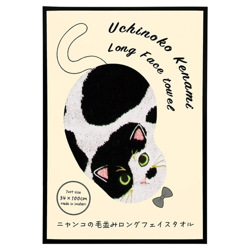 毛並みロングフェイスタオル×3