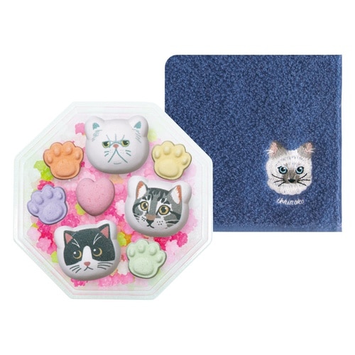 ラムネと金平糖とハンカチ ラグドール×3