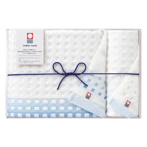 蒼海 バスタオル&ウォッシュタオル×3