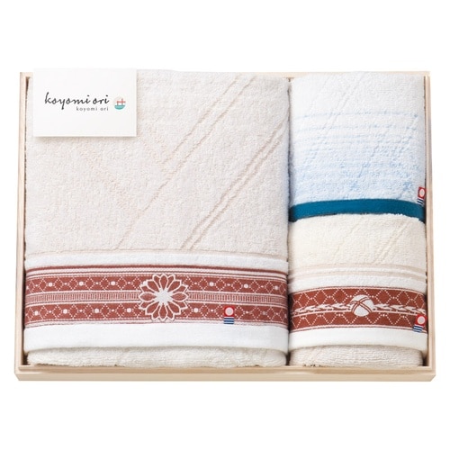 koyomi ori タオルセット(国産木箱入)