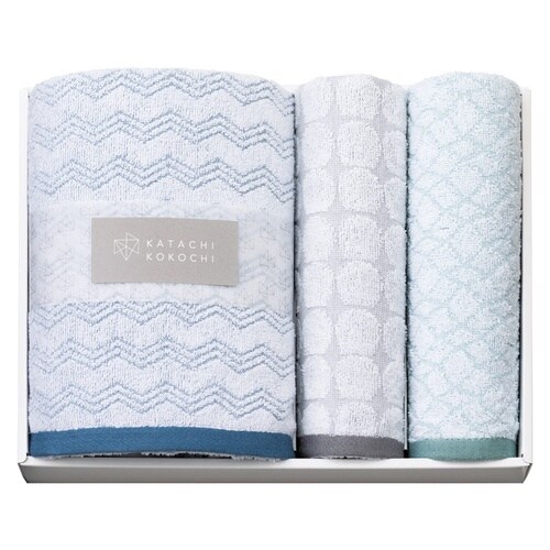 バスタオル&フェイスタオル2P×3