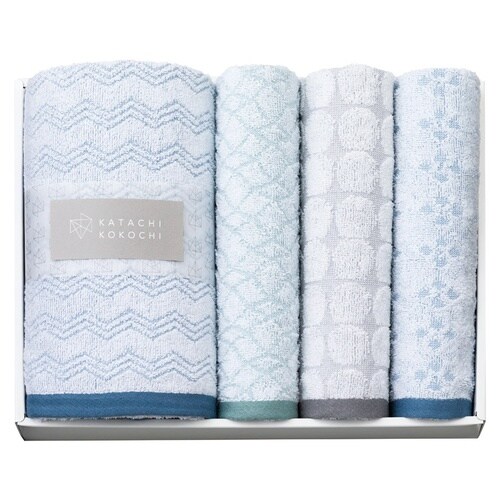 バスタオル&フェイスタオル3P