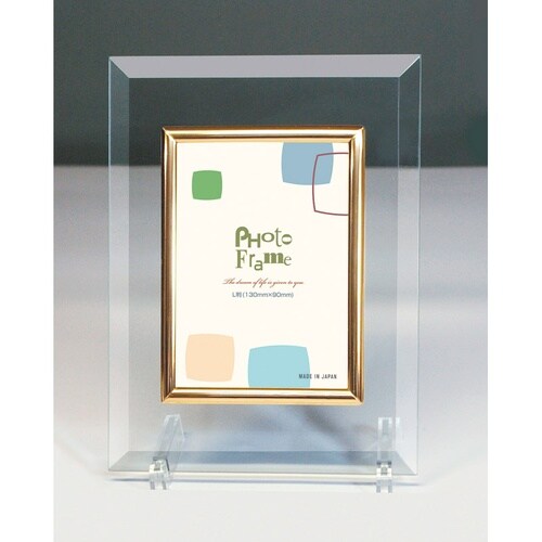 クリスタルフォトフレーム L版×3
