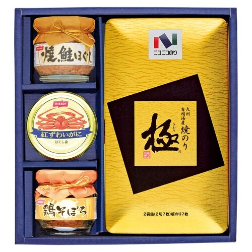 「極」焼のり・瓶・缶詰合せ