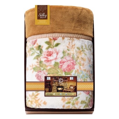 アイデア&厳選素材 厚手ノ衿付キ毛布