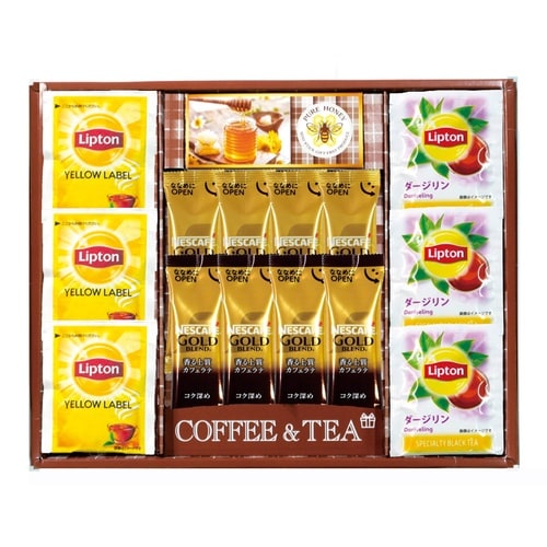 ネスカフェ・リプトン・ハチミツギフト×3