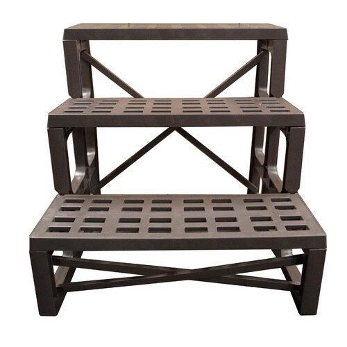 フラワースタンド 600型 3段 チョコ