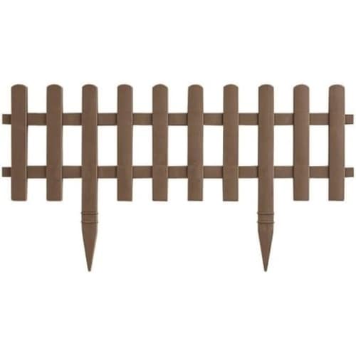 ガーデンフェンス かきね60L型 ブラウン