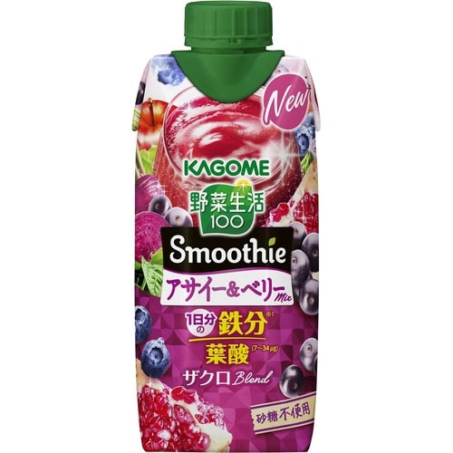 野菜生活スムージーアサイー&ベリー330ml12本