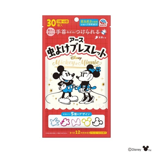 虫よけブレスレット ミッキー&ミニー 30個×12