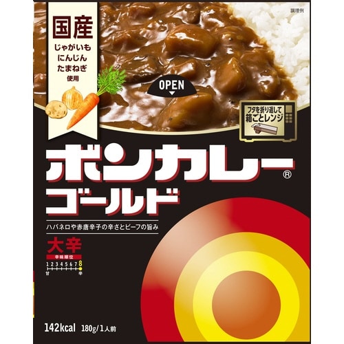 ボンカレーゴールド大辛 180g 10個×2