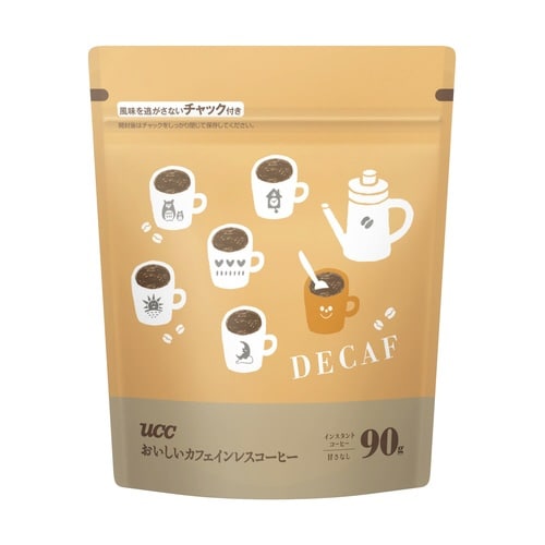 おいしいカフェインレスコーヒー袋 90g