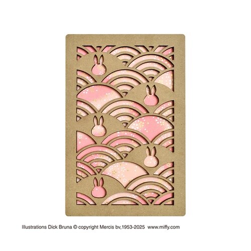 ミッフィー透かし彫り御朱印帳桜吹雪 ST