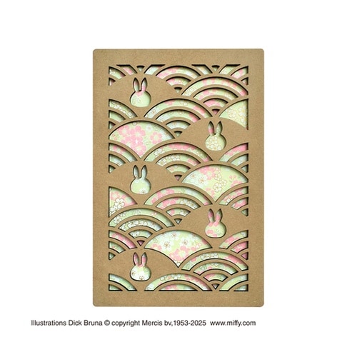 ミッフィー透かし彫り御朱印帳爛漫 ST−