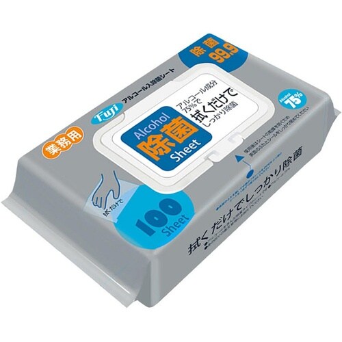 FUJIアルコール入除菌シート 1袋(1