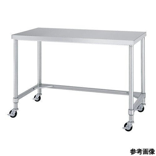静音ステンレス作業台(三方枠) キャスタ