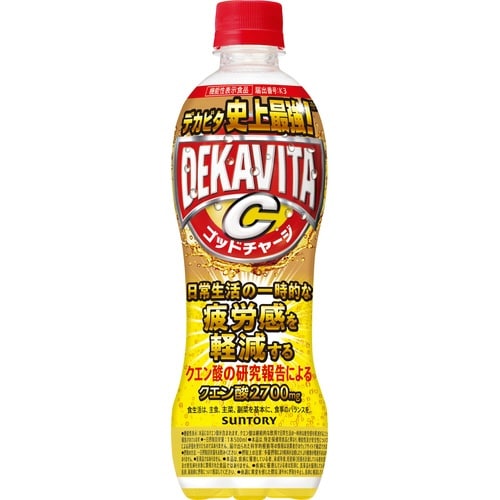 機能性デカビタCGCクエン酸 500ml・24本