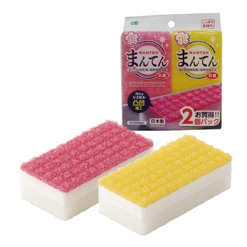 まんてんスポンジ キッチン用 2個袋入×10