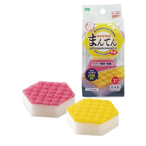 まんてんスポンジ キッチン用 六角2個入×10