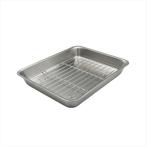 Kitchen+a ステン アミ付角バット M