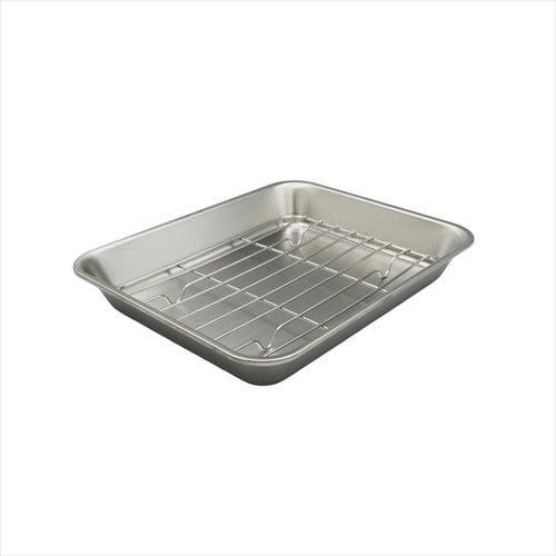 Kitchen+a ステン アミ付角バット S