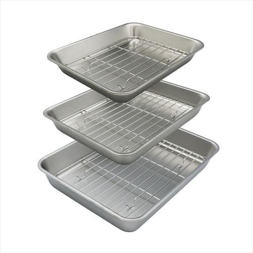 Kitchen+aステンアミ付角バットオールセット