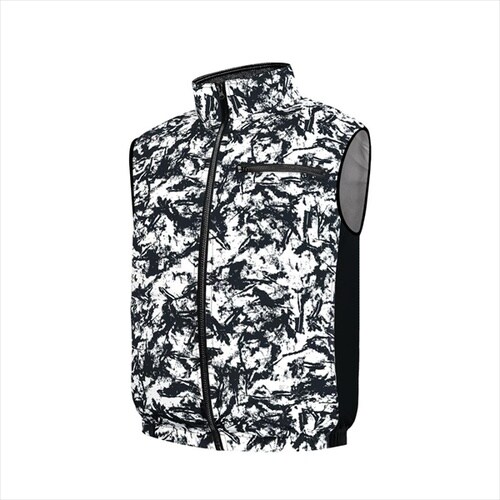P002ベスト白黒迷彩5L