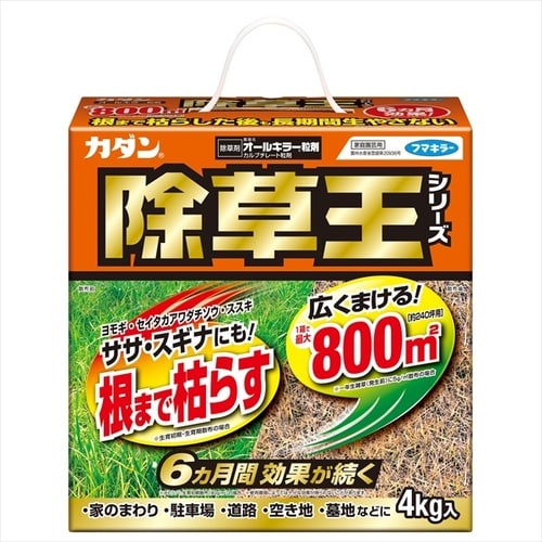 農薬 カダン除草王オールキラー粒剤 4kg