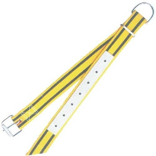 ナイロン首輪【黄・皮付】85cm2個入