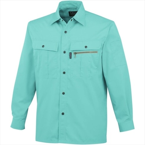 長袖シャツ グリーン S