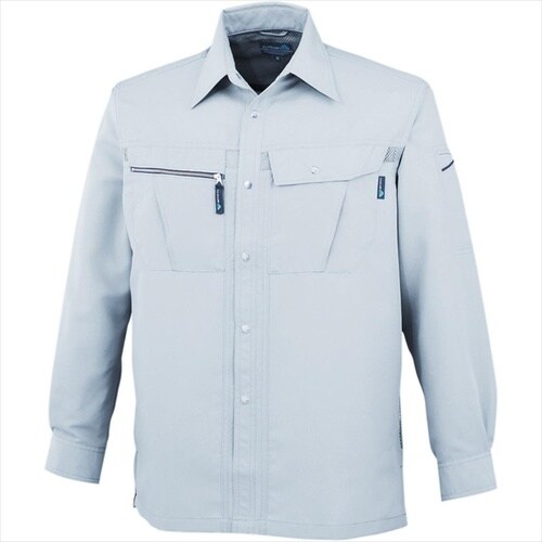 長袖シャツ 銀 6L 3001−26−6L
