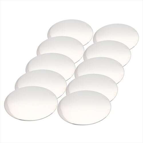 ステンレスプレート130ミリ穴無10枚