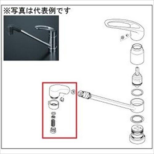 吐水口シャワーヘッド