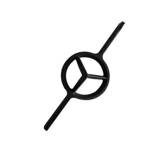 鋳物竹割 3ツ割 12cm