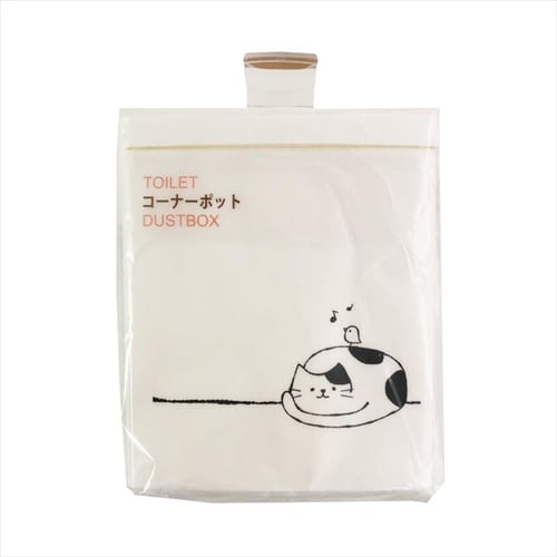 なごみねこ コーナーポット WH