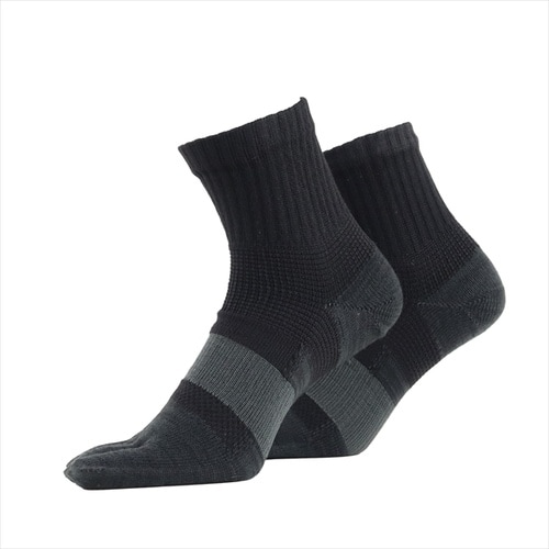 アシトモ 5本指ショート2足組ダーク 715344