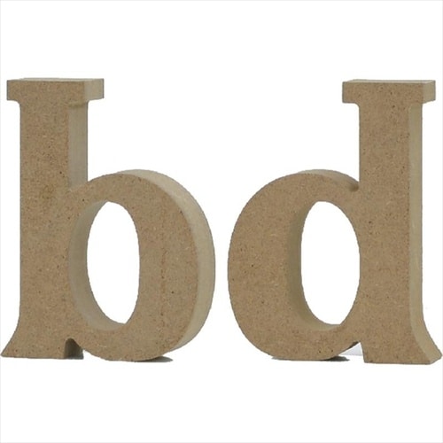 アルファベットレター b・d