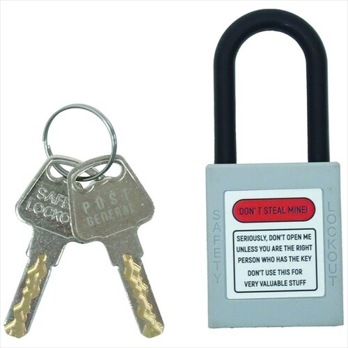 ナイロン南京錠 GY